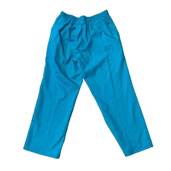Alfred Dunner Pants Elastic Waist with two front pockets size 12 petite blue - Picture 6 of 6